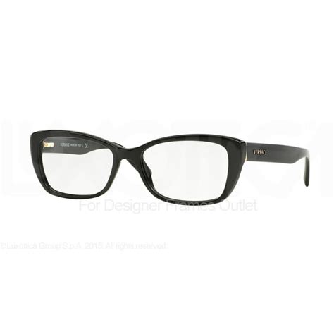 Versace VE3201 GB1 Eyeglasses in Black 